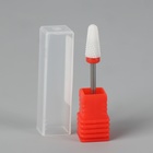 Фреза керамическая для маникюра «Конус», мелкая нарезка, 6×13 мм, в пластиковом футляре, белая - Фото 4