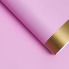 Бумага глянцевая "Золотая полоса", розовая, 1 х 0,7 м, 2 шт. - Фото 3
