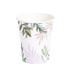 Посуда одноразовая бумажная «Природа», 6 стаканов, 6 тарелок - Фото 5