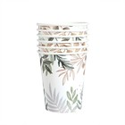 Посуда одноразовая бумажная «Природа», 6 стаканов, 6 тарелок - Фото 6