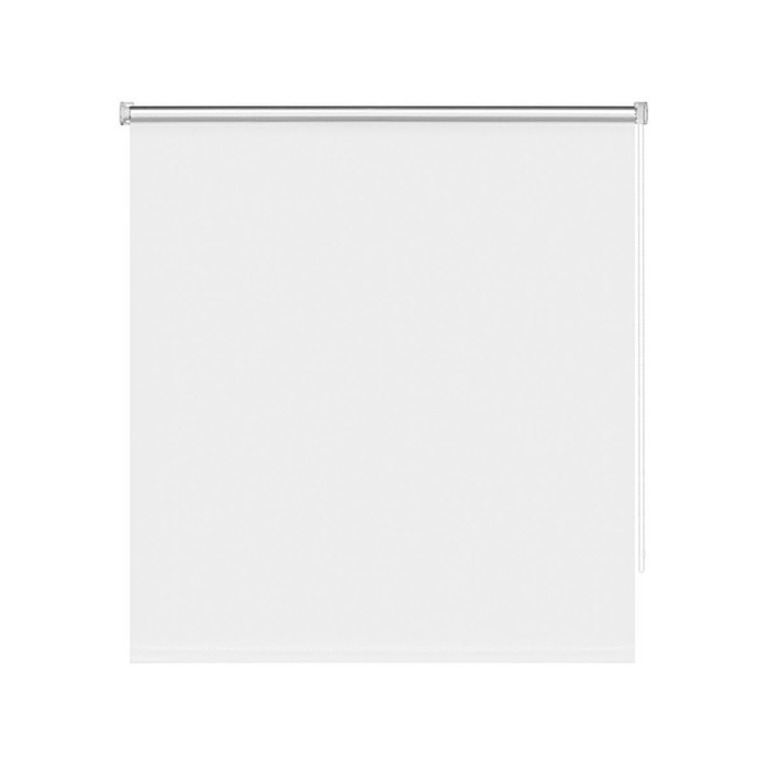 Рулонная штора блэкаут Decofest «Плайн», 40х160 см, цвет белый