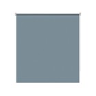 Рулонная штора блэкаут Decofest «Плайн», 140х175 см, цвет синяя - фото 296709352