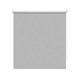 Рулонная штора блэкаут «Шалюр», 100х160 см, цвет серебристый
