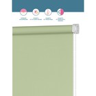 Рулонная штора Decofest «Плайн», 40х160 см, цвет весенний зеленый - Фото 3