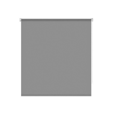 Рулонная штора «Плайн», 40х160 см, цвет серый