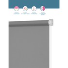 Рулонная штора «Плайн», 40х160 см, цвет серый - Фото 3