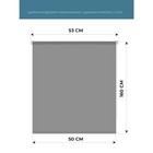 Рулонная штора «Плайн», 50х160 см, цвет серый - Фото 2