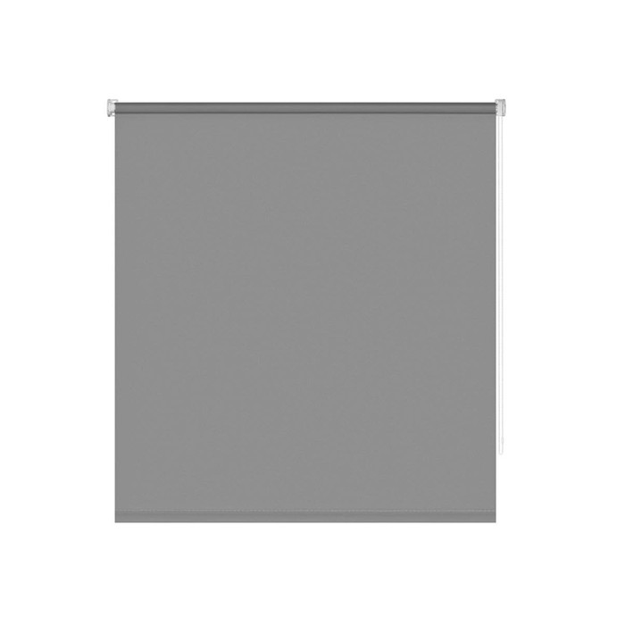 Рулонная штора Decofest «Плайн», 80х160 см, цвет серый - Фото 1