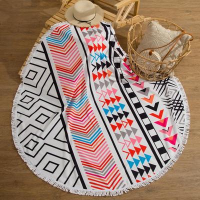 Полотенце пляжное круглое «Этель. Инди», d=150 см