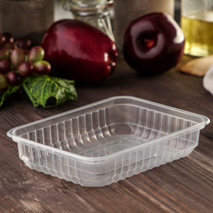 Контейнер одноразовый «Южуралпак», КР-179, пластик, 500 мл, 17.9×13.2×3.7 см, прозрачный - Фото 1