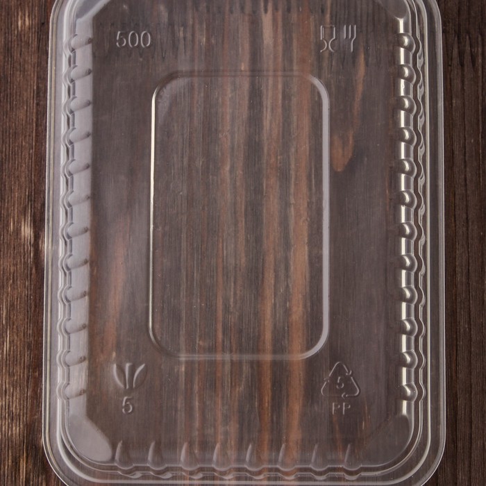 Контейнер одноразовый «Южуралпак», КР-179, 500 мл, 17,9×13,2×3,7 см, цвет прозрачный - фото 1910180640