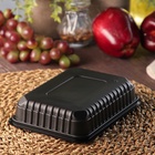 Контейнер одноразовый «Южуралпак», КР-179, пластик, 500 мл, 17.9×13.2×3.7 см, чёрный - Фото 6