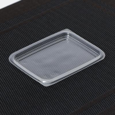 Крышка для контейнера одноразовая «Южуралпак», КР-12, пластик, 11.1×8.5×0.8 см, прозрачная