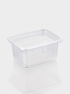 Крышка для контейнера одноразовая «Южуралпак», КР-12, пластик, 11.1×8.5×0.8 см, прозрачная - Фото 3