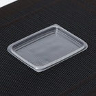 Крышка для контейнера одноразовая «Южуралпак», КР-12, пластик, 11.1×8.5×0.8 см, прозрачная - Фото 5