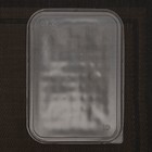 Крышка пластиковая одноразовая «Южуралпак», КР-179, 18,6×14,1×0,76 см, цвет прозрачный - Фото 2