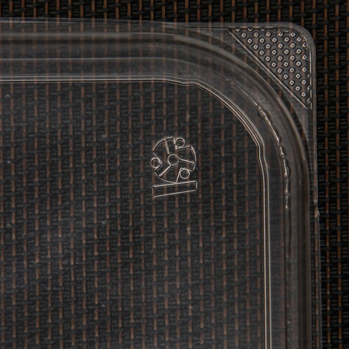 Крышка одноразовая «Южуралпак», КР-179, 18,6×14,1×0,76 см, цвет прозрачный - фото 1895501818