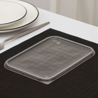 Крышка для контейнера одноразовая «Южуралпак», КР-179, пластик, 18.6×14.1×0.76 см, прозрачная - Фото 6