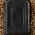 Контейнер пластиковый одноразовый «Южуралпак», КР-179, 750 гр, 17,9×13,2×5 см, цвет чёрный - Фото 3