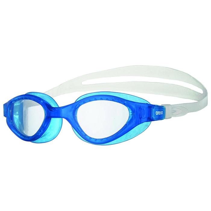 Очки для плавания ARENA Cruiser Evo, прозрачные линзы, нерегулируемая переносица, синяя оправа - Фото 1