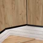 Кухонный гарнитур угловой «Адажио оптима», 2400×1800 мм, цвет дуб золотой/бетон тёмный/венге - Фото 4