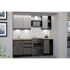 Кухонный гарнитур прямой «Симфония медиум», 1400×600 мм, цвет бетон светлый/бетон тёмный/венге - Фото 1