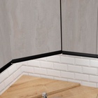 Кухонный гарнитур угловой «Симфония оптима», 2400×1800 мм, цвет бетон светлый/бетон тёмный/венге - Фото 4