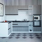 Кухонный гарнитур угловой «Сюита мега прайм», 2700×1500 мм, цвет бетон светлый/белый - Фото 1