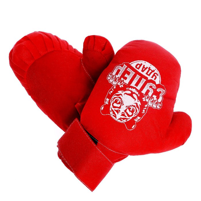 Набор для бокса детский «Супер удар», груша 50 см, перчатки, МИКС - фото 1885175530