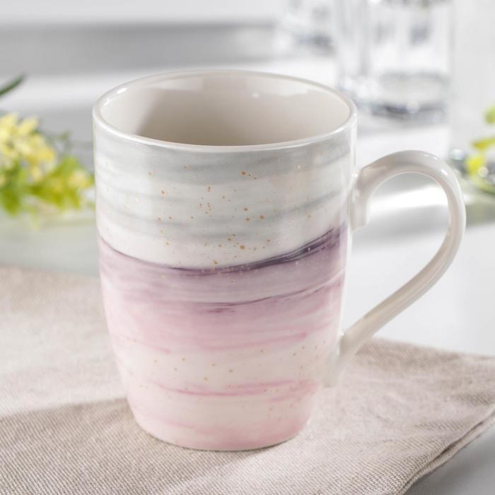 Кружка фарфоровая Доляна «Эбру», 350 мл - Фото 1