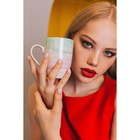 Кружка фарфоровая Доляна «Эбру», 350 мл - Фото 6