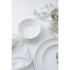 Миска Magistro «Лакомка», 200 мл, d=11 см, фарфор, белая - Фото 4