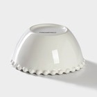 Миска Magistro «Лакомка», 200 мл, d=11 см, фарфор, белая - Фото 3