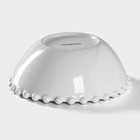 Салатник Magistro «Лакомка», 450 мл, d=15 см, фарфор, белый - Фото 3