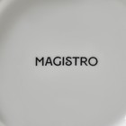 Салатник фарфоровый Magistro «Лакомка», 450 мл, d=15 см, цвет белый - фото 4326349