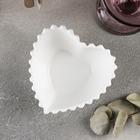 Соусник Magistro «Сердце», 260 мл, d=11.5, фарфор, белый - Фото 2