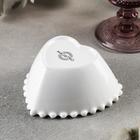 Соусник Magistro «Сердце», 260 мл, d=11.5, фарфор, белый - Фото 3