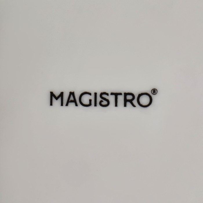 Салатник фарфоровый Magistro «Сердце», 550 мл, d=15,5 см, цвет белый - фото 1904337924