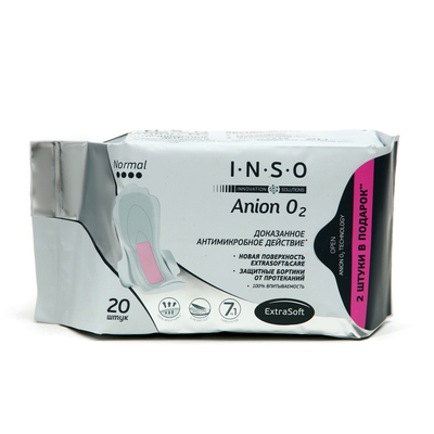 Прокладки INSO Anion O2, normal, 20 шт.