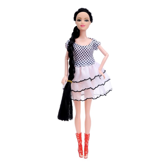 Кукла-модель шарнирная «Катя» в платье, МИКС - фото 1907248232