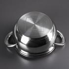 УЦЕНКА Кастрюля Доляна «Гиперион», 1,9 л, d=16 см, со стеклянной крышкой - Фото 3