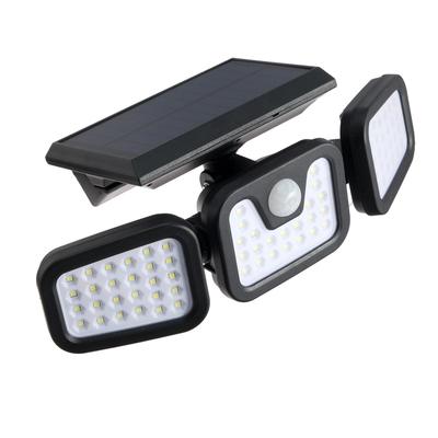 УЦЕНКА Прожектор светодиодный на солнечной батарее, 270 градусов, 20 Вт, 74 LED, 6500К