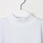 Школьная водолазка детская, цвет белый, рост 140 7018435