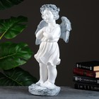 Фигура "Ангел с венком" античный  48х23х20см - Фото 4