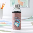 Бутылка для воды в чехле «Дино», 300 мл, h=17 см, стекло, рисунок МИКС - Фото 1