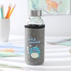 Бутылка для воды в чехле «Дино», 300 мл, h=17 см, стекло, рисунок МИКС - Фото 3