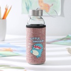 Бутылка для воды в чехле «Дино», 300 мл, h=17 см, стекло, рисунок МИКС 6248583 - фото 9193518