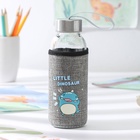 Бутылка для воды в чехле «Дино», 300 мл, h=17 см, стекло, рисунок МИКС - Фото 9