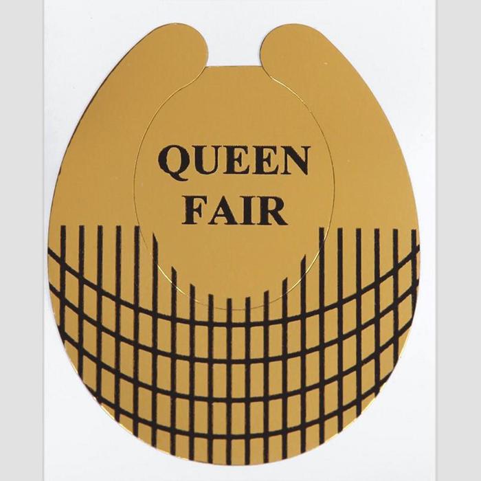 Формы для наращивания ногтей, полукруг, 500 шт, цвет золотистый 22869