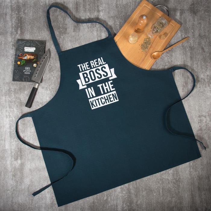 Фартук Этель Boss 73х71 см, 100% хлопок, репс 210 г/м2 - Фото 1